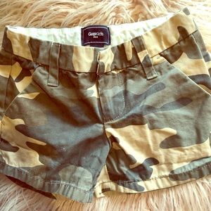 Girls camouflage shorts